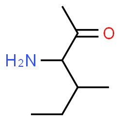 2-Hexanone, 3-amino-4-methyl- (9CI) structure