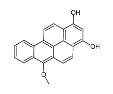 6-methoxybenzo[a]pyrene-1,3-diol结构式