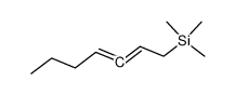 hepta-2,3-dien-1-yltrimethylsilane结构式