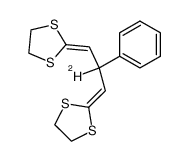 2,2'-(2-phenyl-1,3-propanediylidene-2-d)bis(1,3-dithiolane) Structure