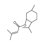 [(1R,2S,5S)-5-methyl-2-propan-2-ylcyclohexyl] 3-methylbut-2-enoate结构式