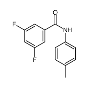 Benzamide, 3,5-difluoro-N-(4-methylphenyl)- (9CI) Structure