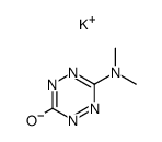 6-(dimethylamino)-1,2,4,5-tetrazin-3-ol, monopotassium salt Structure