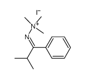 (Z)-1,1,1-trimethyl-2-(2-methyl-1-phenylpropylidene)hydrazin-1-ium iodide Structure