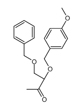 (3R)-3-[(4-methoxyphenyl)methoxy]-4-phenylmethoxybutan-2-one结构式