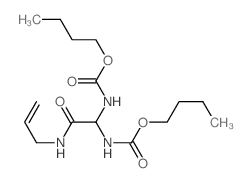 Carbamic acid,[2-oxo-2-(2-propenylamino)ethylidene]bis-, dibutyl ester (9CI)结构式