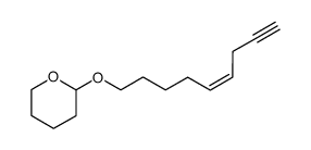 Z-9-(tetrahydropyranyloxy)non-4-en-1-yne结构式