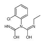 1-carbamoyl-1-(2-chlorophenyl)-3-ethylurea Structure