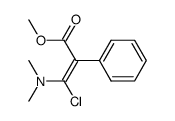 methyl 3-chloro-3-(dimethylamino)-2-phenylacrylate Structure