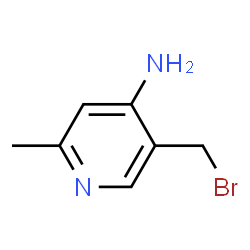 4-Pyridinamine,5-(bromomethyl)-2-methyl-(9CI) structure