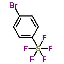 1-Bromo-4-(pentafluoro-λ6-sulfanyl)benzene structure