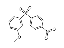 3-methoxy-4'-nitrodiphenylsulfone结构式