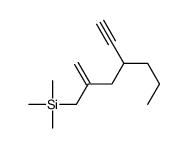 (4-ethynyl-2-methylideneheptyl)-trimethylsilane Structure