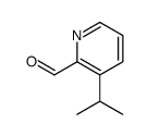 2-Pyridinecarboxaldehyde, 3-(1-methylethyl)- (9CI) structure