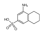 4-amino-5,6,7,8-tetrahydronaphthalene-2-sulfonic acid结构式