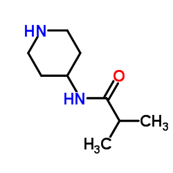 2-methyl-N-piperidin-4-ylpropanamide Structure