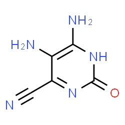 4-Pyrimidinecarbonitrile,5,6-diamino-1,2-dihydro-2-oxo-结构式