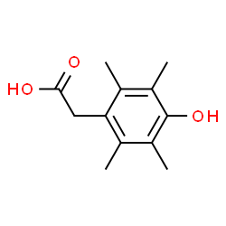 Acetic acid, (4-hydroxy-2,3,5,6-tetramethylphenyl)- (7CI) Structure