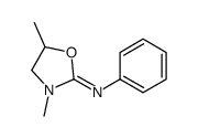 3,5-dimethyl-N-phenyl-1,3-oxazolidin-2-imine Structure