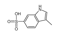 Indole-6-sulfonic acid, 3-methyl- (8CI) Structure