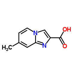 7-甲基咪唑[1,2-A]吡啶-2-甲酸结构式