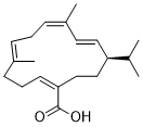 (1Z,5E,8Z,10E,12R)-5,9-Dimethyl-12-isopropyl-1,5,8,10-cyclotetradecatetrene-1-carboxylic acid图片