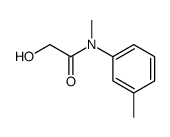 2-hydroxy-N-methyl-N-(3-methylphenyl)acetamide Structure