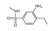 Benzenesulfonamide, 3-amino-4-ethyl-N-methyl- (9CI) structure