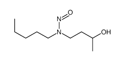 N-(3-hydroxybutyl)-N-pentylnitrous amide Structure