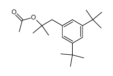 3-(3,5-di-tert-butylphenyl)-2-acetoxy-2-methylpropane结构式