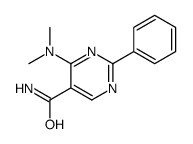 4-(dimethylamino)-2-phenylpyrimidine-5-carboxamide结构式