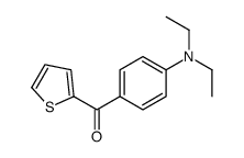 [4-(diethylamino)phenyl]-thiophen-2-ylmethanone结构式