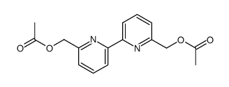6,6'-Bis(acetylhydroxymethyl)-2,2'-bipyridine Structure