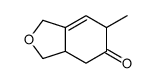 6-methyl-3,3a,4,6-tetrahydro-1H-2-benzofuran-5-one Structure
