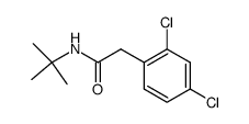 N-t.-butyl-(2,4-dichlorophenyl)-acetamide结构式