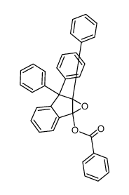 benzoic acid-(1,2-epoxy-2,3,3-triphenyl-indan-1-yl ester) Structure