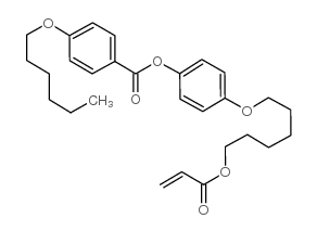 4-(6-Acryloxy-hex-1-yl-oxy)phenyl 4-(hexyloxy)benzoate Structure