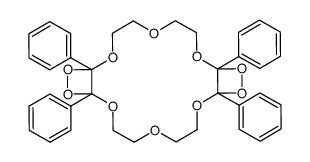 1,9,12,20-tetraphenyl-2,5,8,10,11,13,16,19,21,22-decaoxatricyclo[18.2.0.09,12]docosane Structure