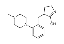 3-[[2-(4-methylpiperazin-1-yl)phenyl]methyl]pyrrolidin-2-one结构式