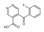 5-(2-Fluorobenzoyl)-4-pyridazinecarboxylic Acid Structure