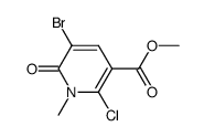 5-溴-2-氯-1-甲基-6-氧代-1,6-二氢吡啶-3-羧酸甲酯图片