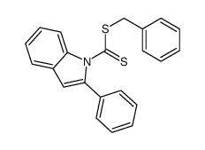 benzyl 2-phenylindole-1-carbodithioate Structure