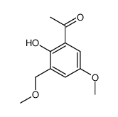 1-[2-hydroxy-5-methoxy-3-(methoxymethyl)phenyl]ethanone结构式