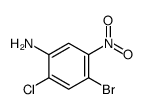 4-溴-2-氯-5-硝基苯胺结构式