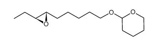 2-(trans-6,7-Epoxynonoxy)-tetrahydropyran Structure