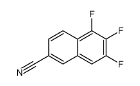5,6,7-trifluoronaphthalene-2-carbonitrile Structure