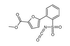 methyl 5-(2-isocyanatosulfonylphenyl)furan-2-carboxylate结构式