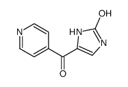 2H-Imidazol-2-one,1,3-dihydro-4-(4-pyridinylcarbonyl)-结构式