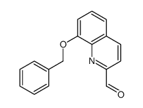 8-BENZYLOXY-QUINOLINE-2-CARBALDEHYDE Structure