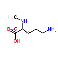 N-Me-D-Orn-OH·HCl structure